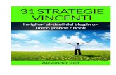 Le mie 31 migliori Strategie Vincenti