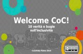 Welcome CoC - 10 verità e bugie sul Codice di Condotta - Flavia Weisghizzi - Emma Pietrafesa