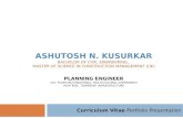 Ashutosh N Kusurkar_Portfolio Presentation