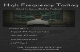 Report on HIGH FREQUENCY TRADING