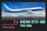 BOEING B737-800 YOM 2004 - USED (PDF)