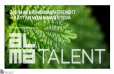B2B markkinoinnin trendit Alma Talent Anu Vuokko 30.3.2017