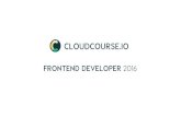 Frontend developer 2016 | cloudcourse.io