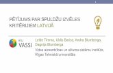 Pētījums par spuldžu izvēles kritērijiem Latvijā