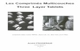 Comprimés multicouche Multi layer Tablets