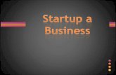 Startup a business
