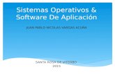 Sistemas operativos & software de aplicación
