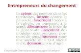 Présentation sur l'Entrepreneuriat du changement - gala Icam 2017