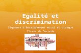 Egalité et discrimination