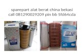 Sparepart alat berat china bekasi - 081290029209