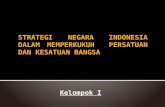 Strategi Indonesia dalam Memperkukuh Persatuan dan Kesatuan Bangsa