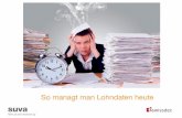Swissdec: So managt man Lohndaten heute 14.09.2016 (2. Präsentation)