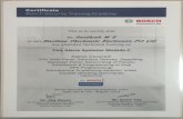 Bosch FAS Certificate