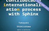 Easy contributable internationalization process with Sphinx @ PyCon APAC 2016