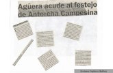 AGÜERA ACUDE AL FESTEJO DE ANTORCHA CAMPESINA