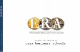 Catálogo ERA 2015-16 para Business Schools