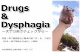 Drugs & dysphagia