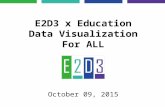 E2D3 x Education: Data Literacy for all