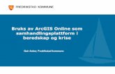 Bruks av ArcGIS Online som samhandlingsplattform i beredskap og krise - BK2016