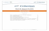 Criterion　Quick Start Guide for Instructor (V13)