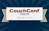 CouchConf Tokyo opening session