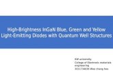 Light-Emitting diodes with Quantum Well structures