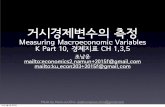 002.모형 일반론, 거시경제 변수 측정 (ku,snu 2015f)