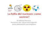 La follia del nucleare   presentazione per comiso