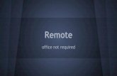 Remote (遠端工作)