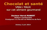 Chocolat et Santé - Annecy - Juin 2014
