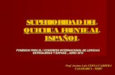 Superioridad del quechua frente al español 2014 (centro de idiomas unc)