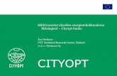 Åsa Hedman, Sähkövarastot alueiden energiatehokkuudessa Helsingissä – Cityopt-hanke