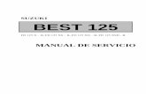 Manual de servicio de suzuki best 125