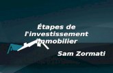 Étapes de l'investissement immobilier par Sam Zormati
