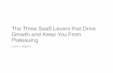The Three SaaS Levers that Drive Growth and Keep You From Plateauing