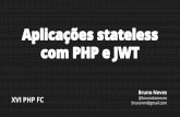 Aplicações stateless com PHP e JWT