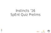 Instincts '16 SpEnt Quiz prelims