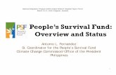 People’s Survival Fund: Overview and Status