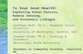 To Your Good Health!: Exploring the Links Between Urban Forestry, Remote Sensing and Economics