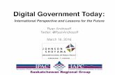 Digital Government Today: International Perspective and Lessons for the Future