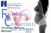 Fisiologia contracción uterina