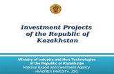 Strategic Investment Projects in Kazakhstan