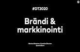 Brandi ja markkinointi - DT2020 - Sininen Meteoriitti