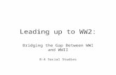 Bridging the Gap Between WWI and WWII 8-4 Social Studies