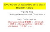 Evolution of galaxies and dark matter halos Yipeng Jing Shanghai Astronomical Observatory Main Collaborators: Chunyan Jiang ( 姜春艳）, Cheng Li （李成）, Donghai.