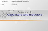 1 Pertemuan 6 Capacitors and Inductors Matakuliah: H0042/Teori Rangkaian Listrik Tahun: 2005 Versi: