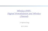 Wireless PHY: Digital Demodulation and Wireless Channels