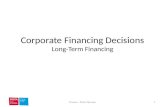 Corporate Financing Decisions Long-Term Financing 1Finance - Pedro Barroso.
