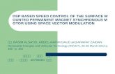 DSP BASED SPEED CONTROL OF THE SURFACE MOUNTED PERMANENT MAGNET SYNCHRONOUS MOTOR USING SPACE VECTOR MODULATION 作者:BASIM ALSAYID, ABDEL-KARIM DAUD and.