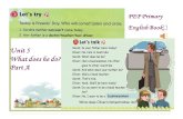 PEP Primary English Book Ⅶ Unit 5 What does he do? Part A businessman.